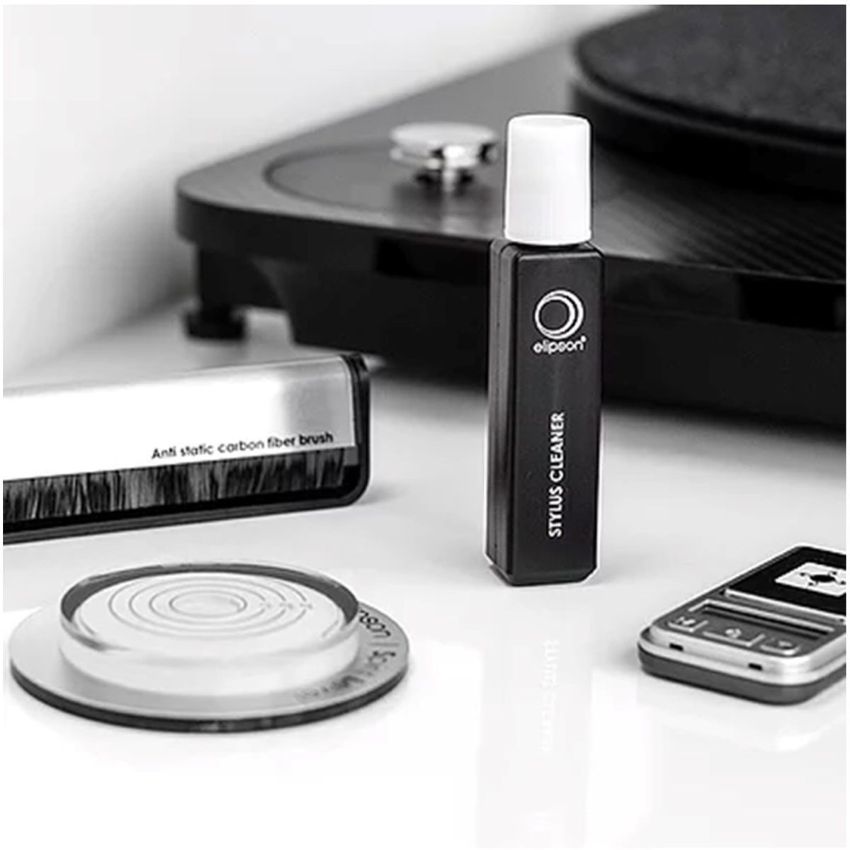 ELIPSON - Kit Limpieza Vinilos y Calibración Tornamesas Elipson