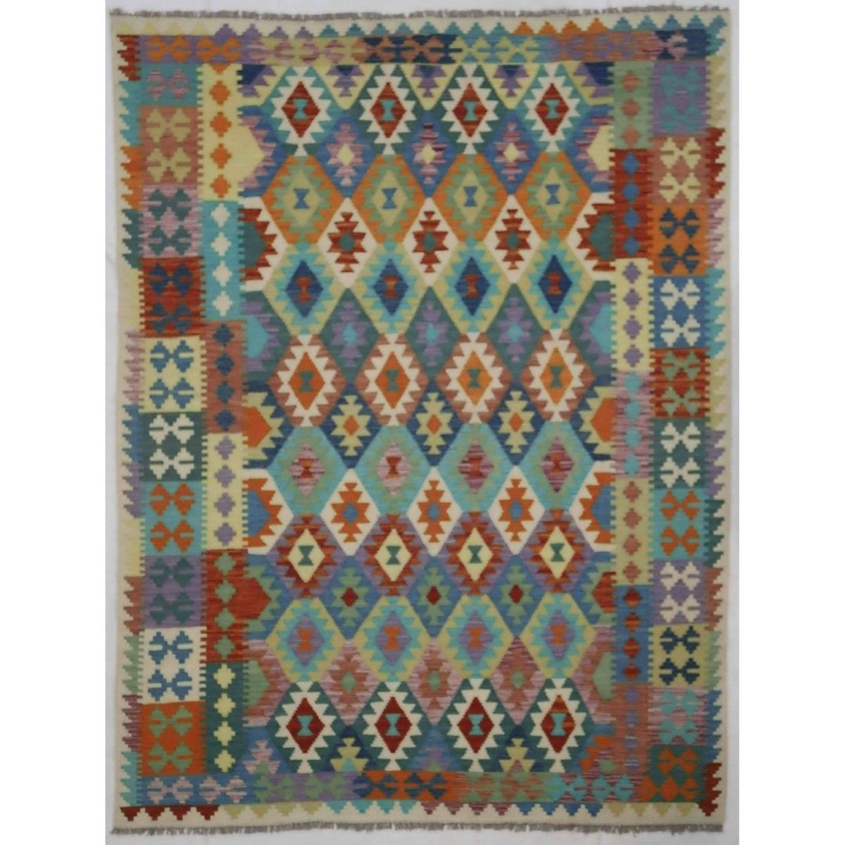 BAZHARS - ALFOMBRA BAZHARS 285X209 CM ARTESANAL KILIM VEGI