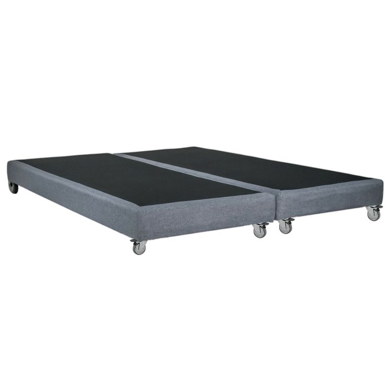 BLOCCARE - Base de Cama 2 Plazas Dividida de 200 cm Box 13 cm - con Rueda Pyton