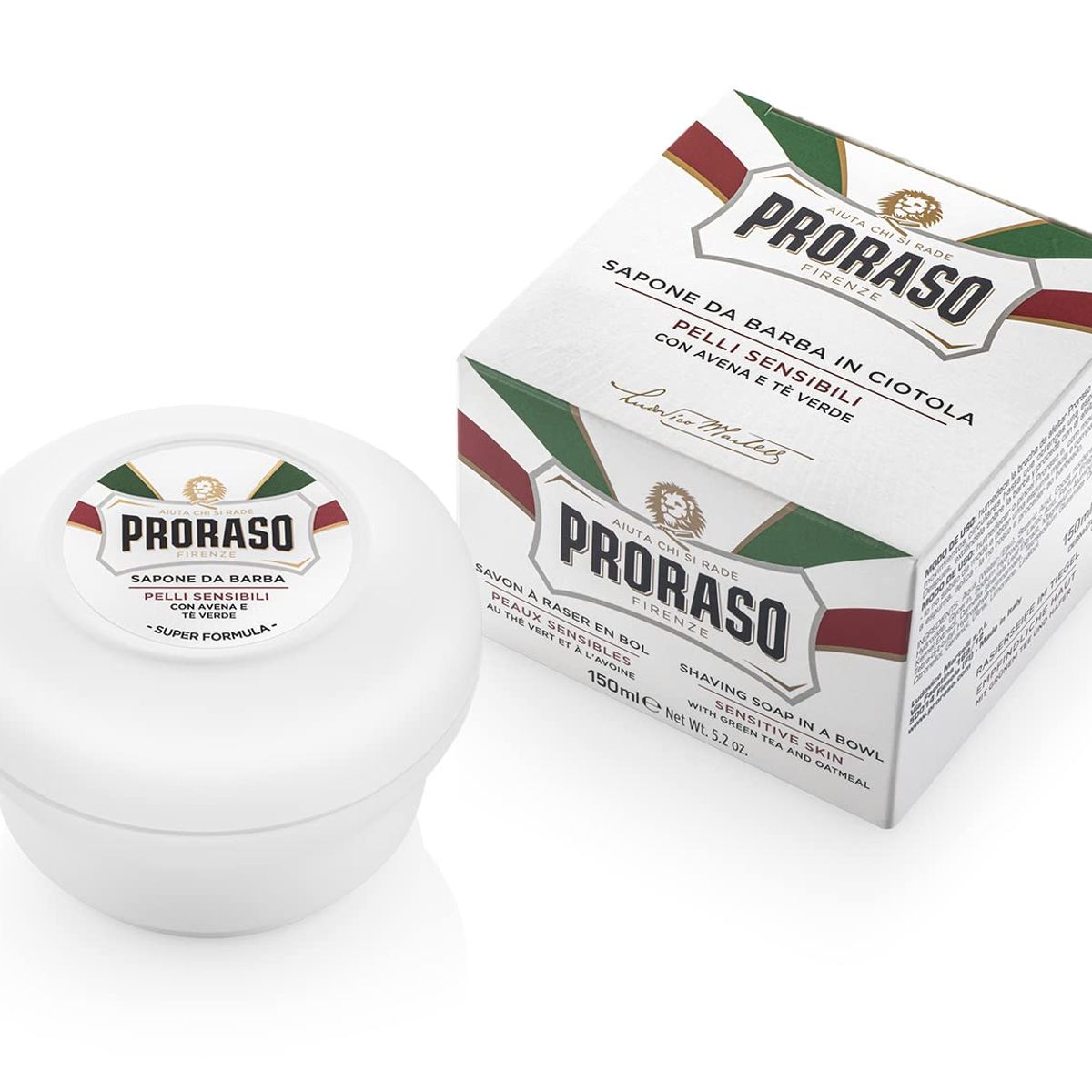 PRORASO - PRORASO JABON DE AFEITAR- GREEN TEA PIEL SENSIBLE