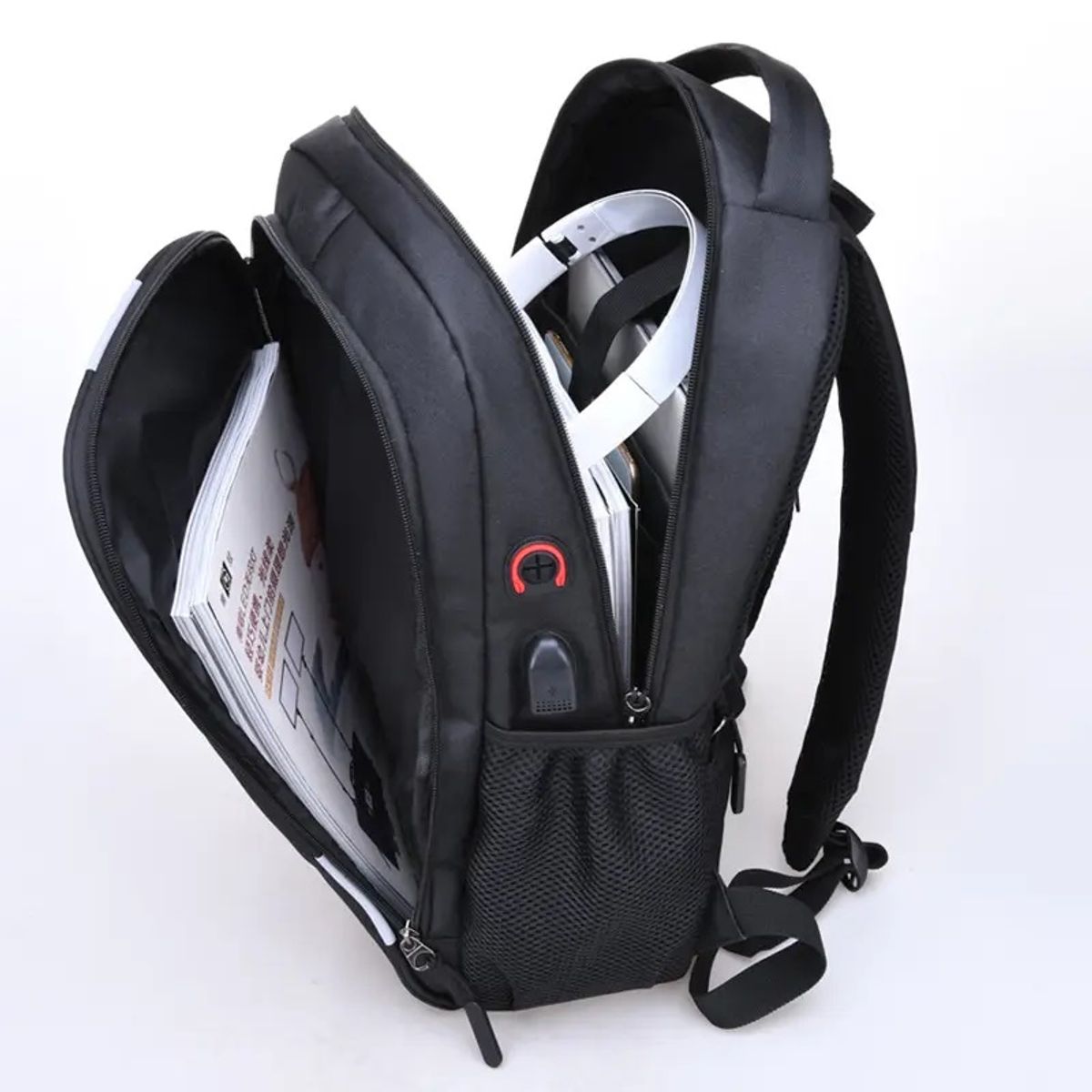 GENERICO - Mochila Multifuncional Laptop impermeable con puerto USB 35 Litros