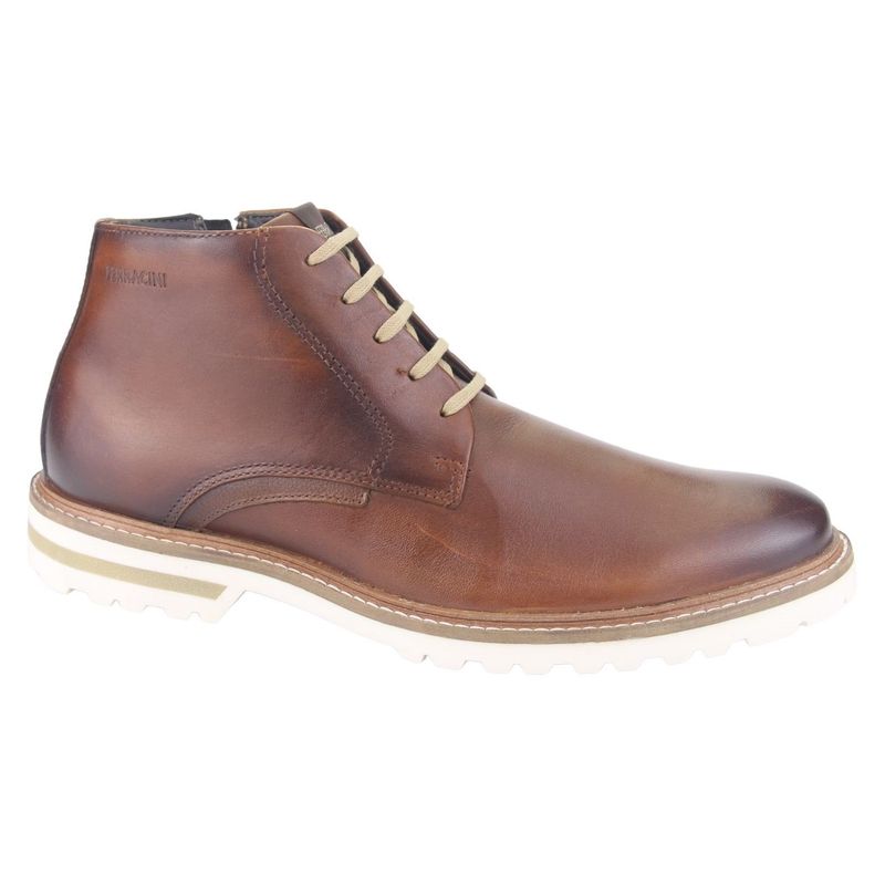 FERRACINI - Botin Hombre Cuero Café Ferracini 3402