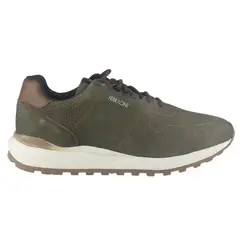 FERRACINI - Zapatilla Hombre Oliva Casual 9357