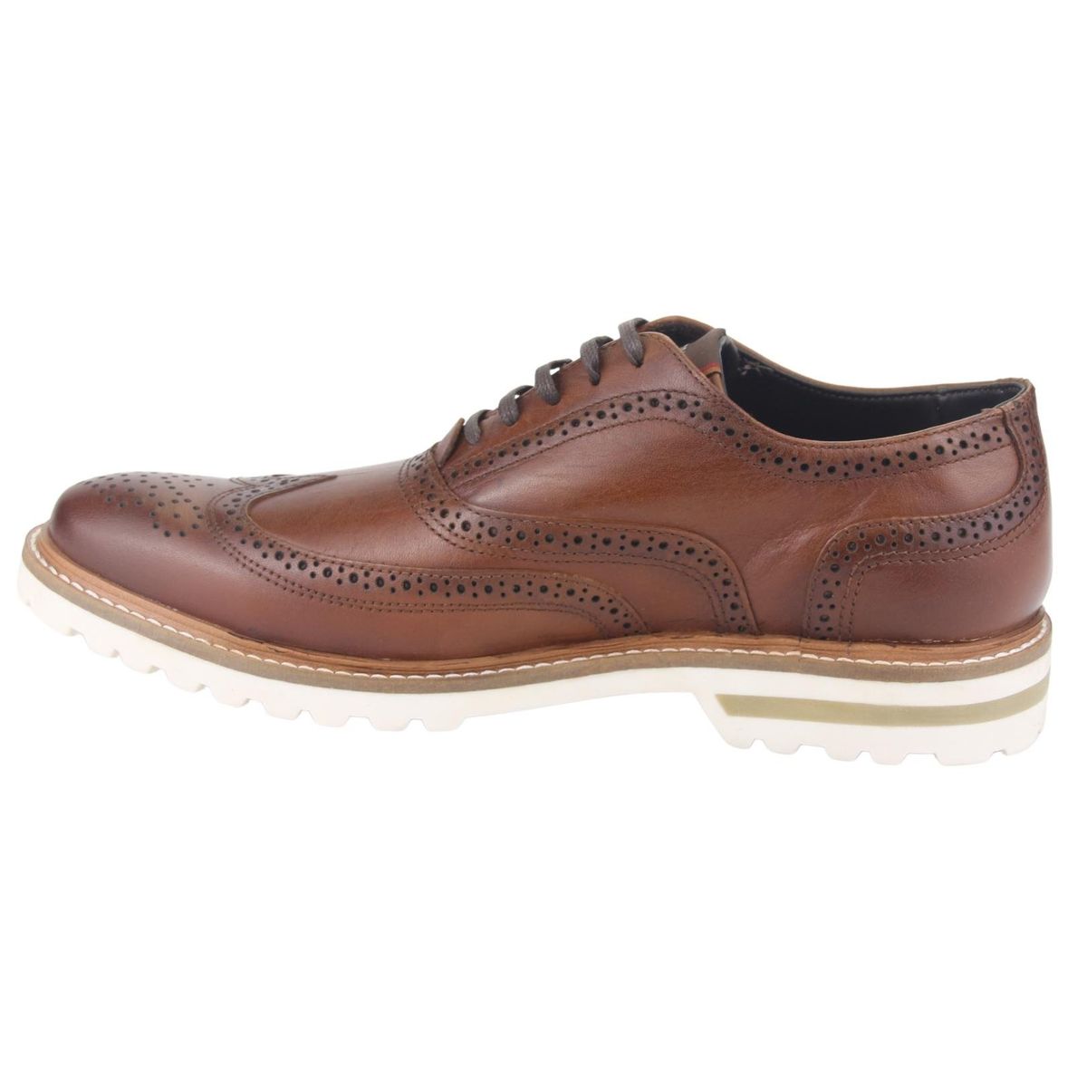 FERRACINI - Zapato Hombre Café Casual Ferracini 3403