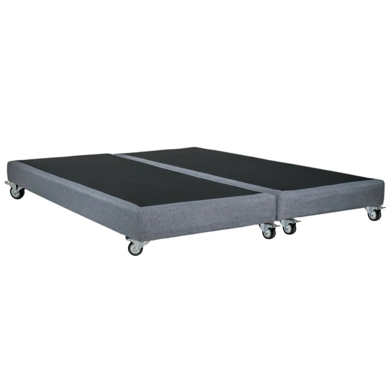 BLOCCARE - Base de Cama 2 Plazas Dividida de 200 cm - con Rueda Caster Deluxe