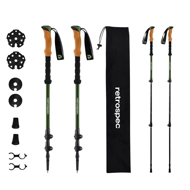 RETROSPEC - Bastones Trekking Solstice - Matte Forest