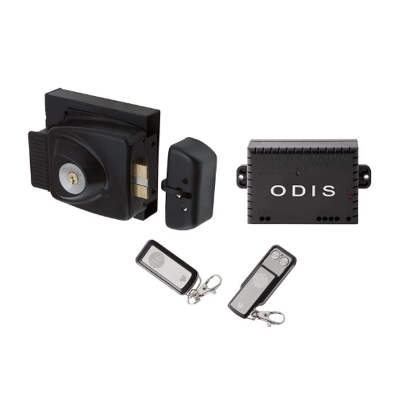 ODIS - Cerradura Sobreponer Eléctrica Odis 783 + transformador receptor + 2 Controles