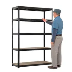PROCHEF - Estante Acero Pintado 120x45x180 cm 5 Band. 1250 Kg