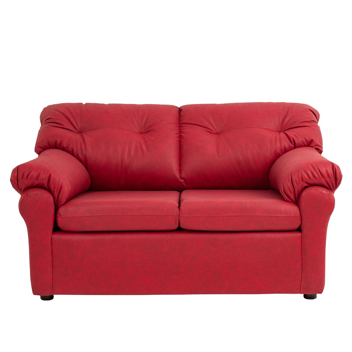 MUEBLES AMERICA - Living América 211 Cuero Auris Burdeo