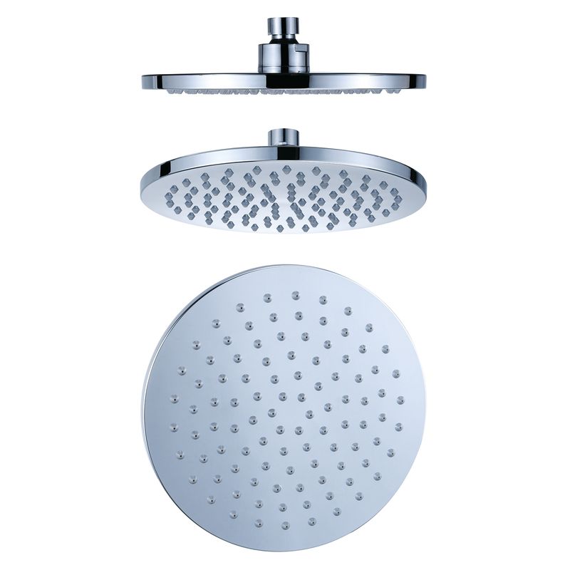 UNITEX - Plato de Ducha 200mm Cromado Sistema Auto-limpiante cod 61102