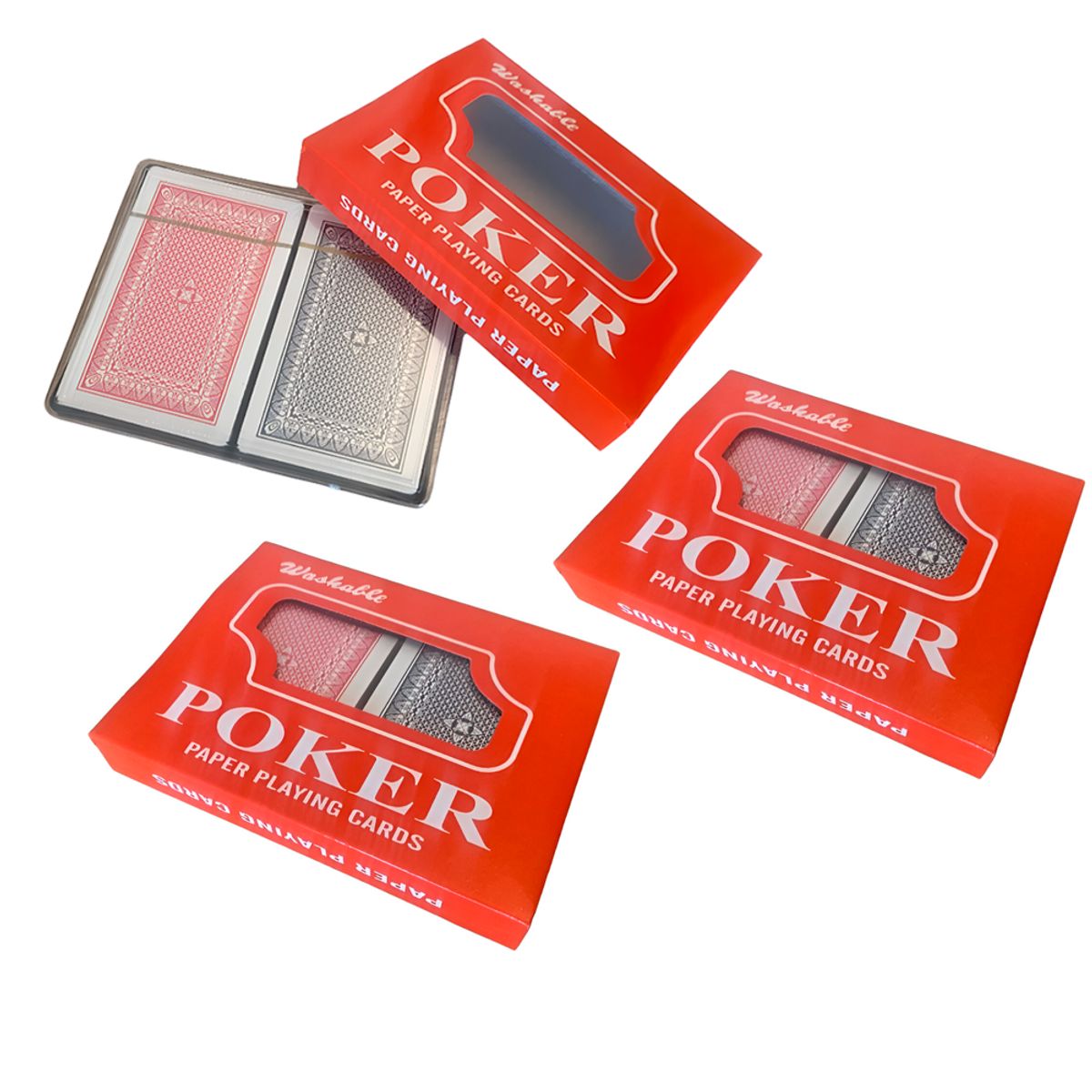GENERICO - Pack X3 Cartas Carioca Poker Naipe Ingles Juego Mesa…