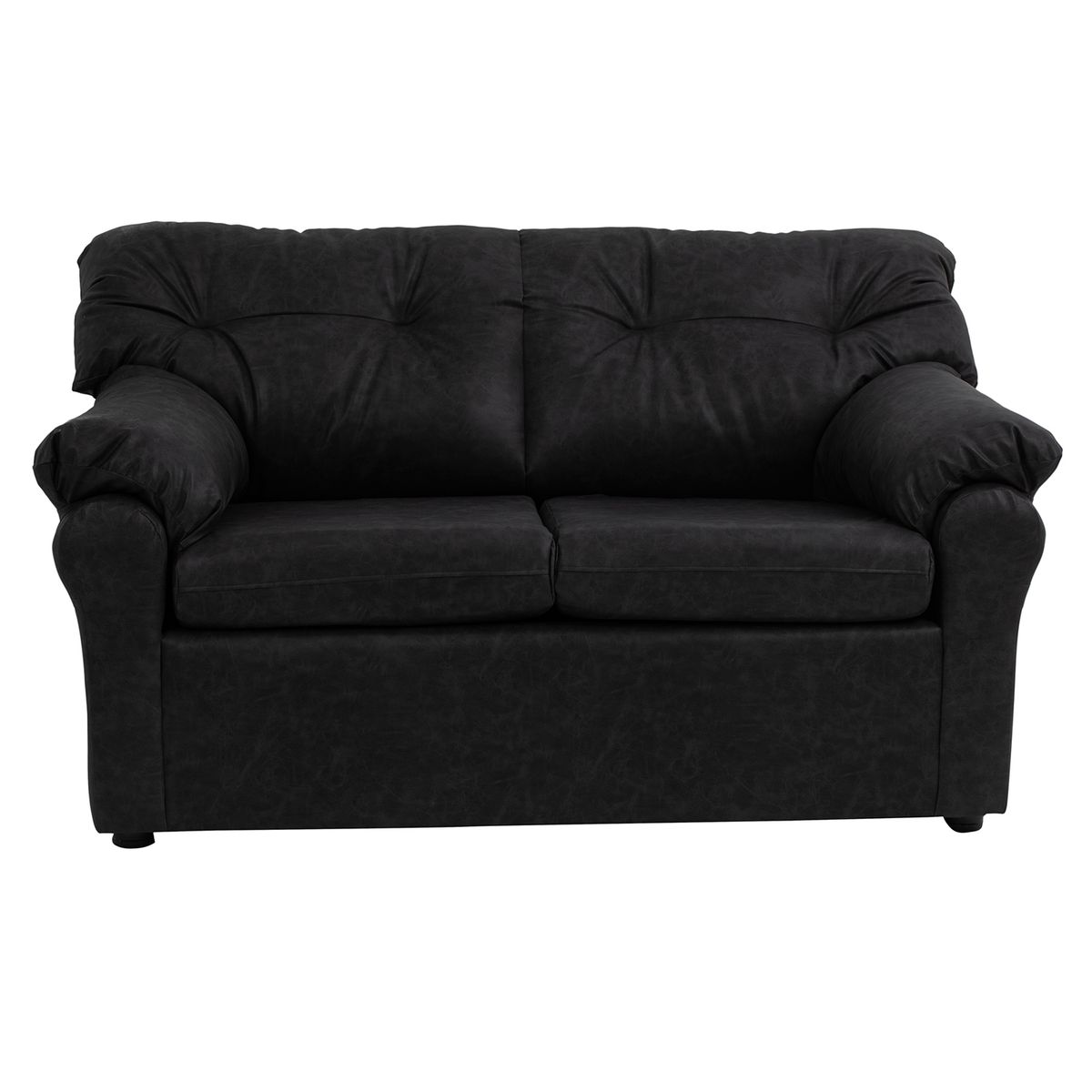 MUEBLES AMERICA - Living América 211 Cuero Auris Negro
