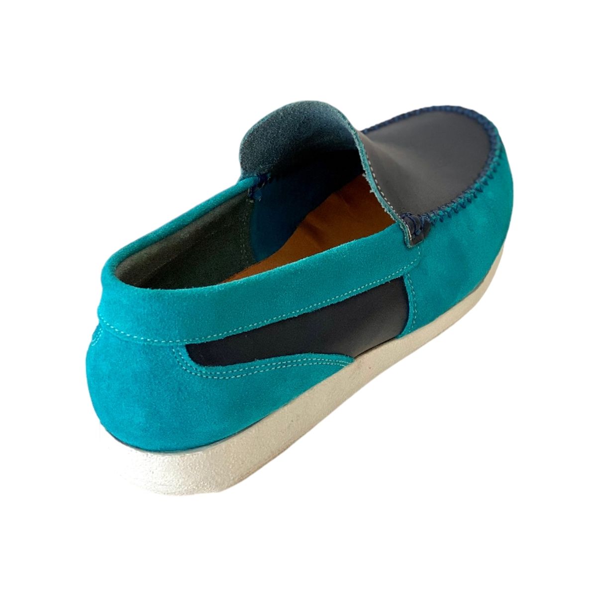 GENERICO - Mocasín de Cuero Natural Hombre Amely Modelo Theo
