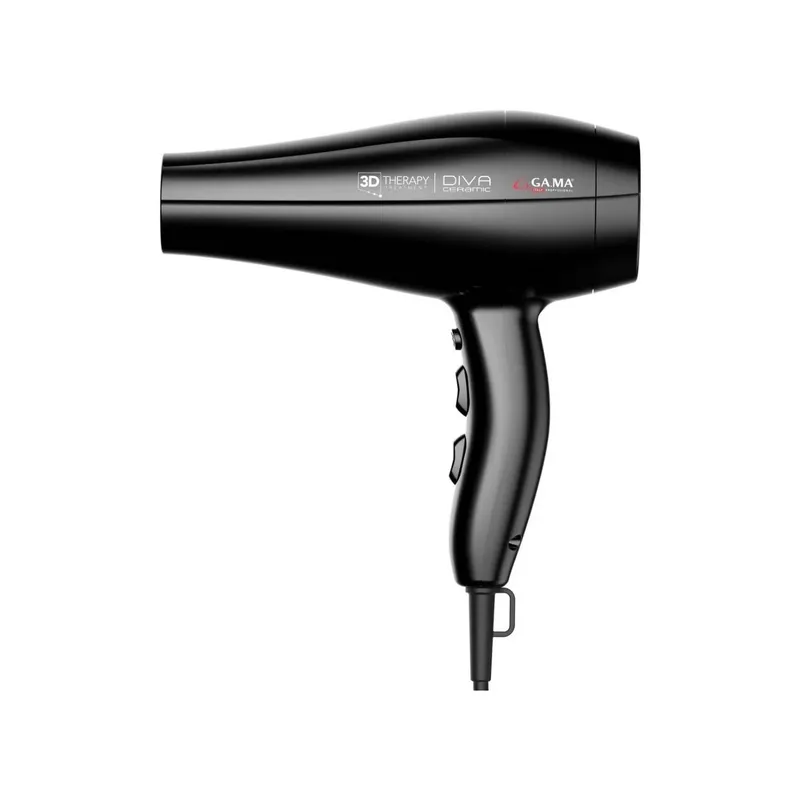 GAMA - Secador De Pelo Gama Diva 3D Therapy Ceramic Tecnología Ion Plus 2300W