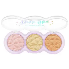 KLEANCOLOR - Paleta Trío de Iluminador Treble Glow Pinky Moon