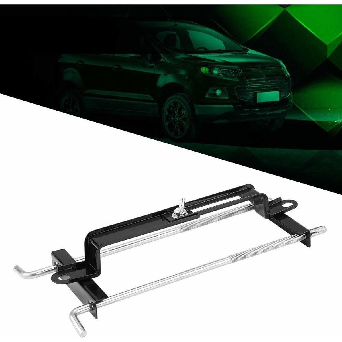 GENERICO - Soporte Fijador Batería Ajustable Auto Seguro Estabilizador