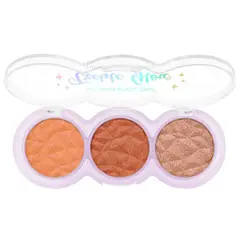 KLEANCOLOR - Paleta Trío de Iluminador Treble Glow Sundrunk