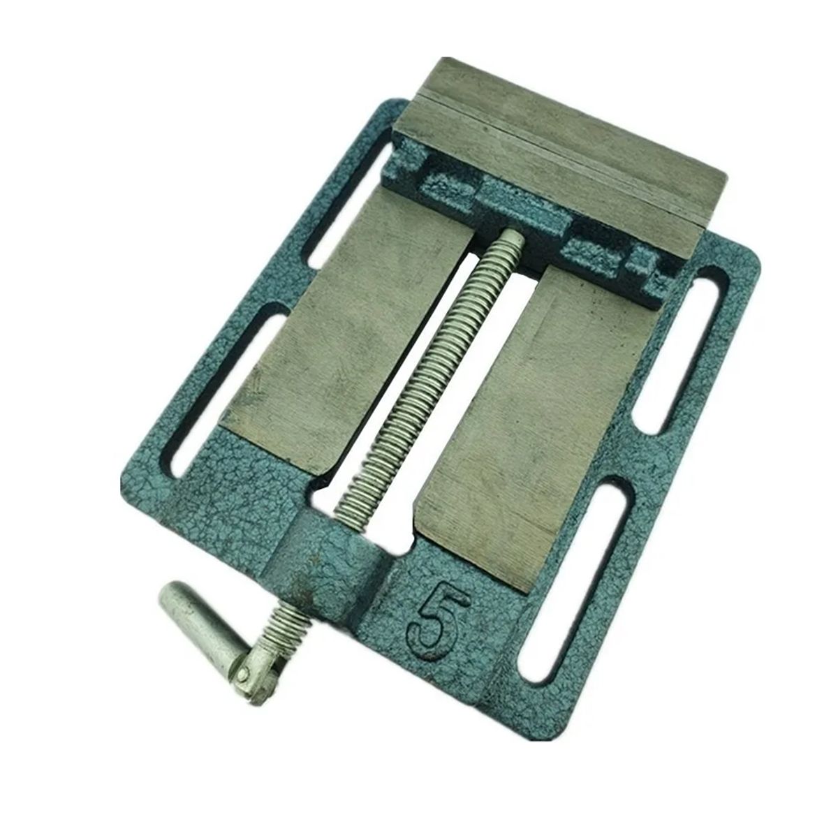 GENERICO - Prensa Plana Morsa Para Taladro Fijación 5 Pulgadas Crownman