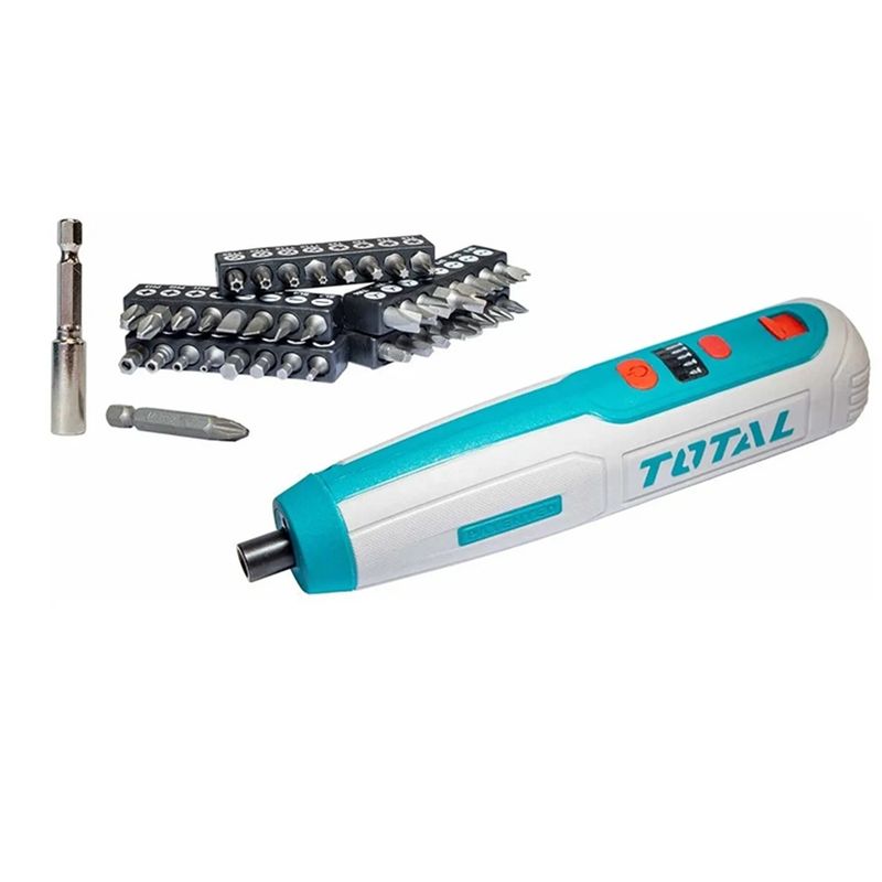 TOTAL TOOLS - Destornillador  Atornillador Inalambrico 4v