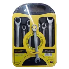 GENERICO - Juego De Llaves Corona Con Chicharra 7 Piezas Crownman