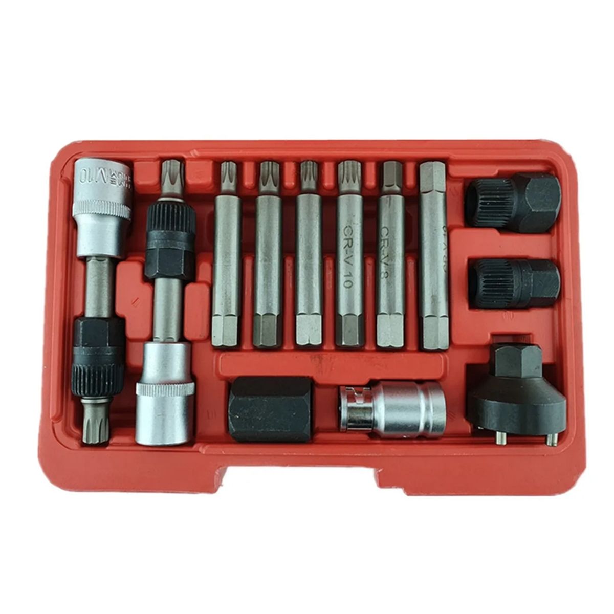 GENERICO - Puntas Dados Extractor Poleas Alternador 13 Piezas Universal