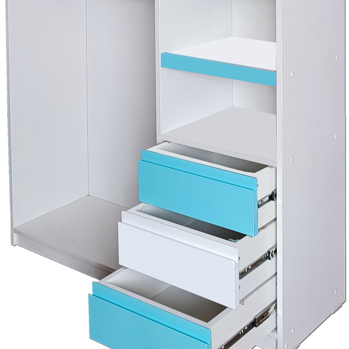 DECORACION CREATIVA - Mini Closet Minimal Celeste Blanco Montessori…