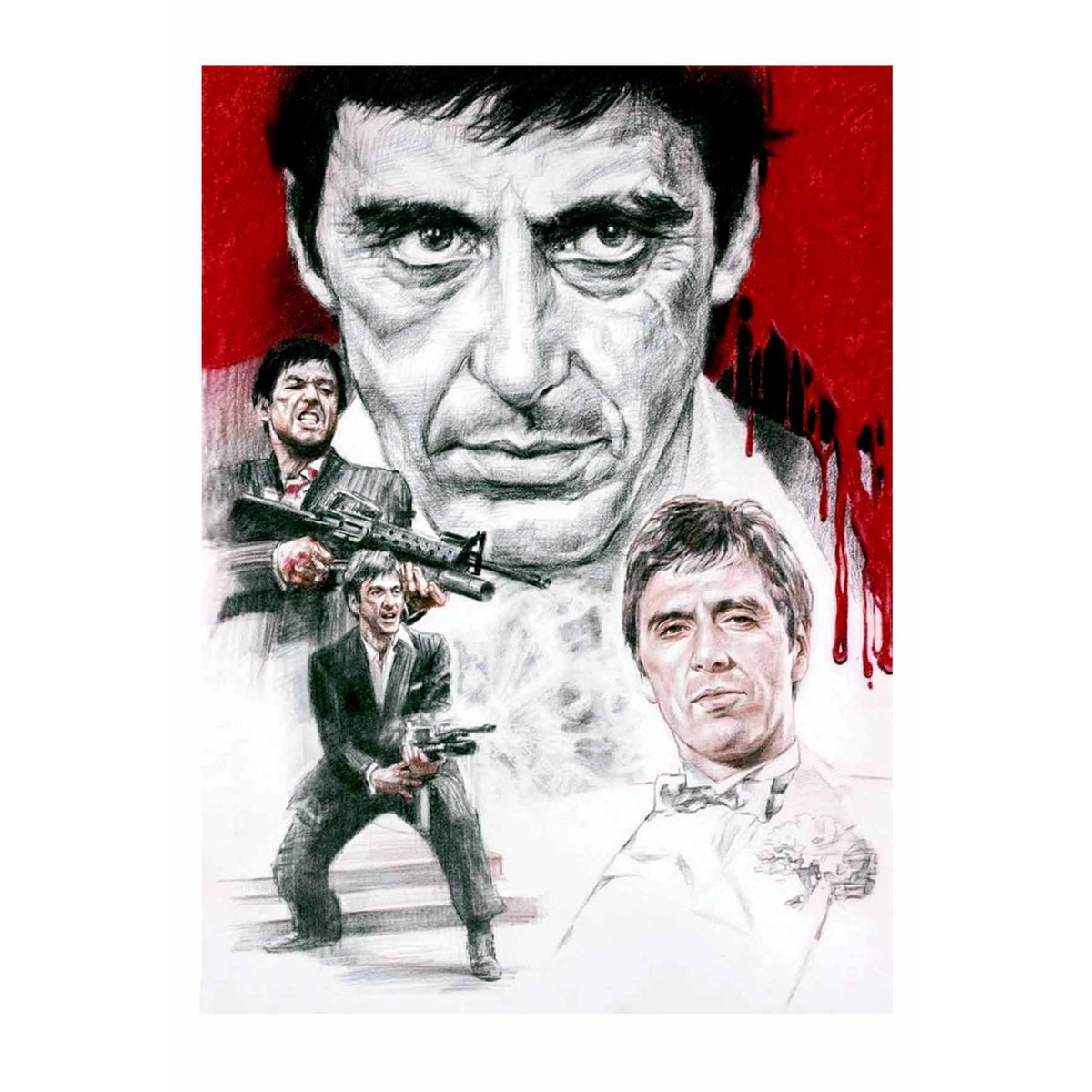 GENERICO - Cuadros De 50x70 Scareface