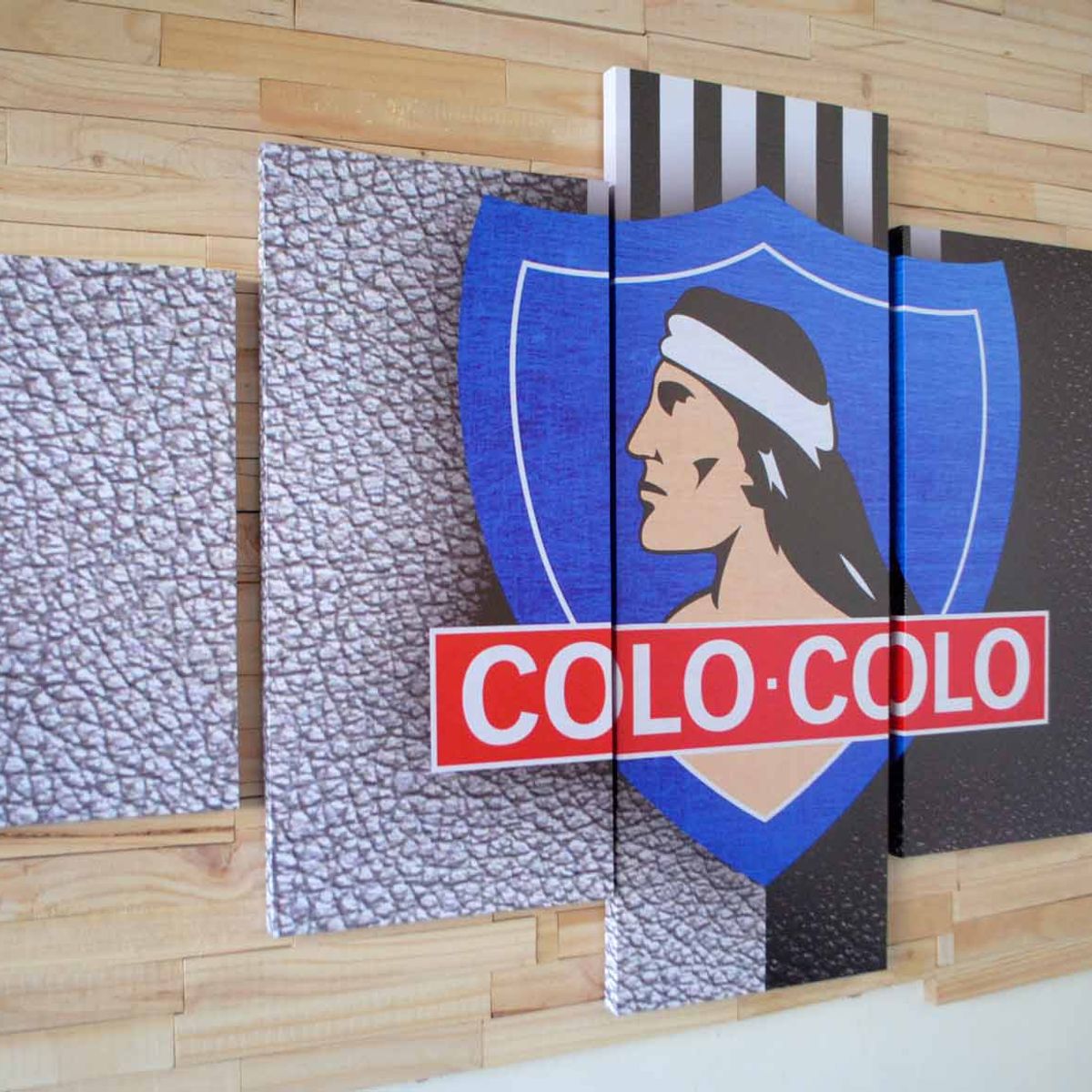 GENERICO - Colo Colo cuadro Polipticos  150x80 cm