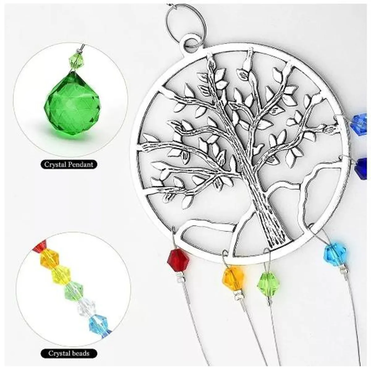 KUANGYE - Atrapasueños Arbol De La Vida7 Chakras  Regalo