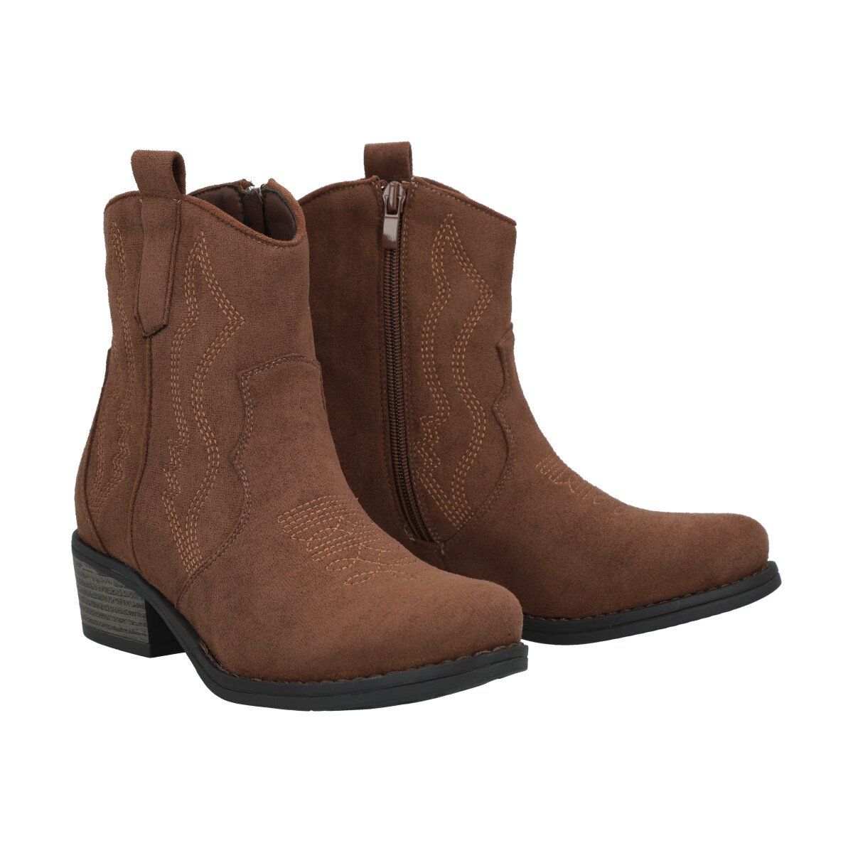 POLICE - Bota Mujer Camel Texana 322 Police