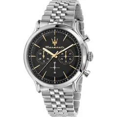 MASERATI - Reloj Hombre Epoca Plateado
