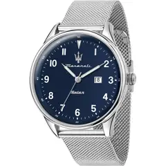 MASERATI - Reloj Hombre Tradizione Solar Plateado