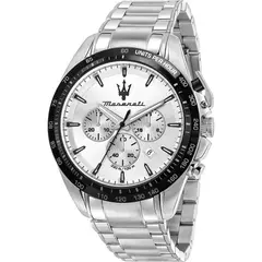 MASERATI - Reloj Hombre Traguardo Plateado