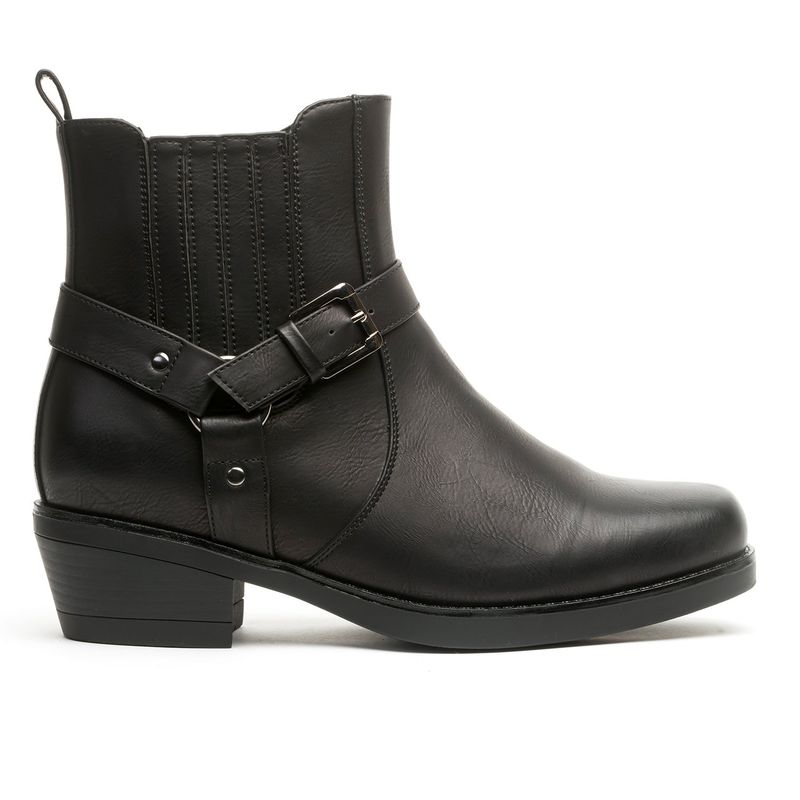 CHANCLETA - Bota Hombre Negro Ignacio Chancleta