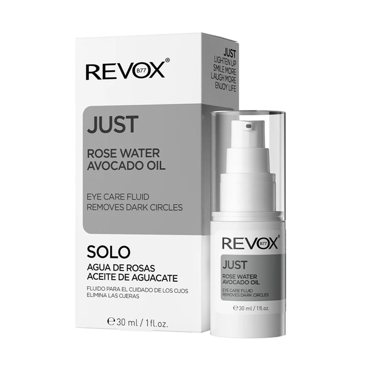 REVOX 77 - Contorno Ojos Agua De Rosas Y Aceite De Aguacate Revox B77 30 Ml