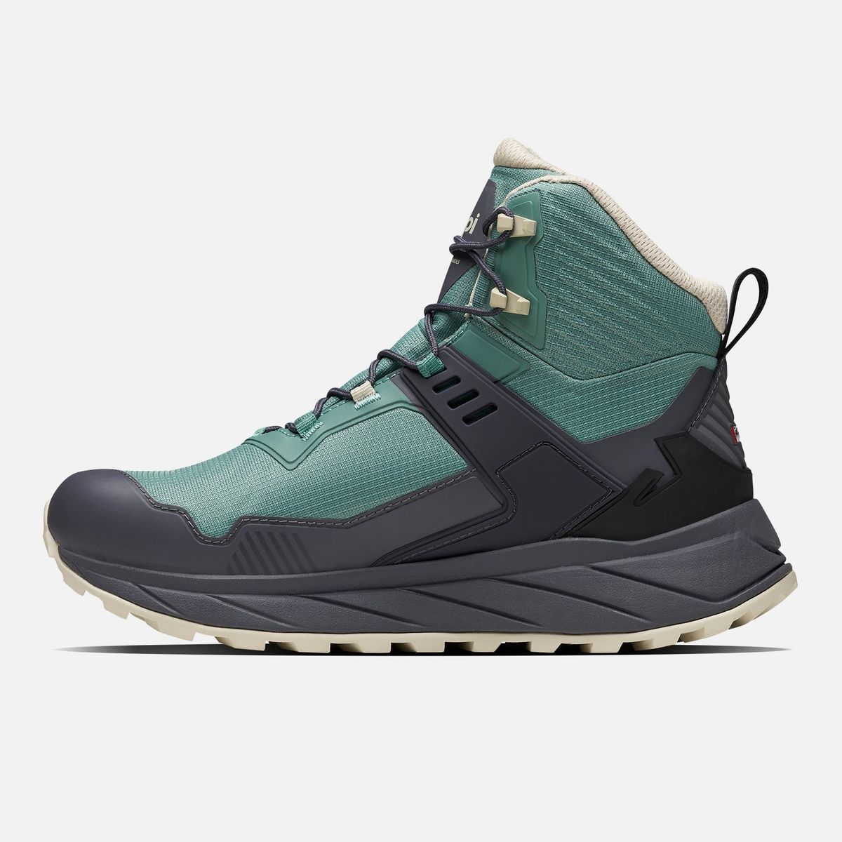 LIPPI - Zapatilla Mujer Atlas Mid Turquesa Oscuro Crema Lippi