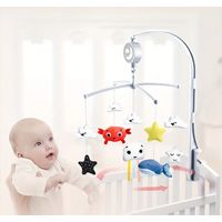 Móvil para cuna bebé musical giratorio