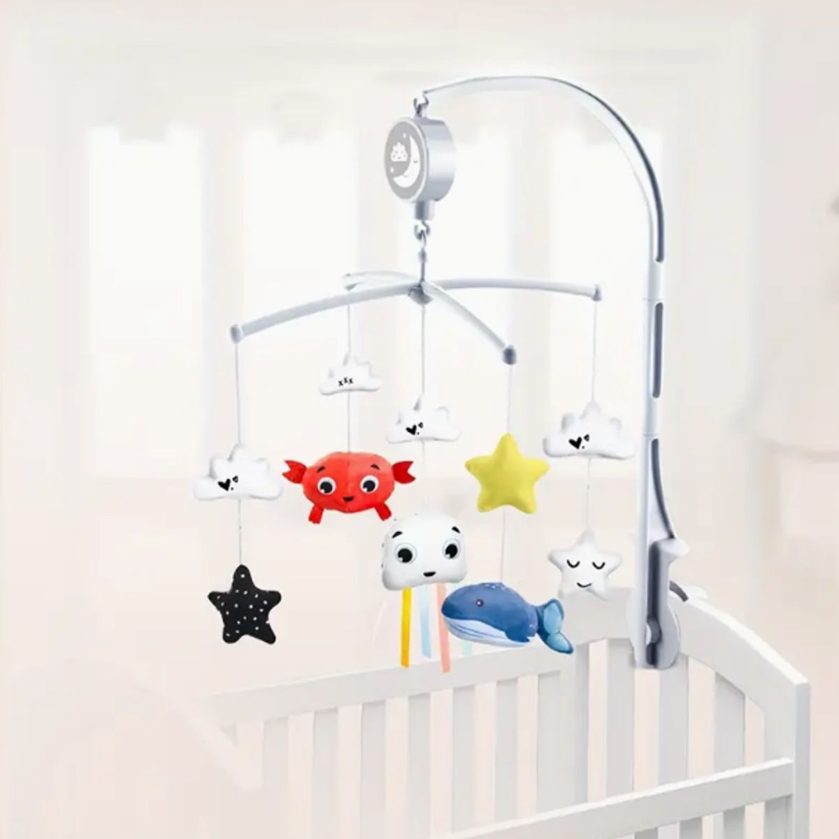 GENERICO - Móvil para cuna bebé musical giratorio