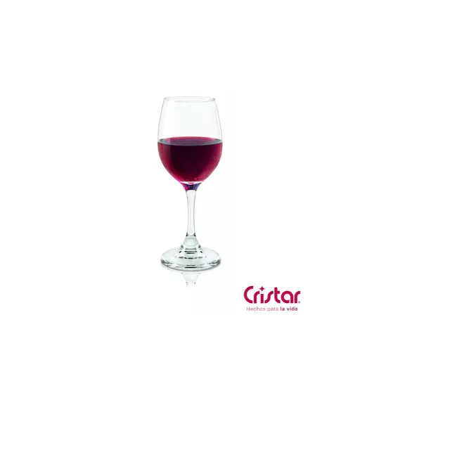 CRISTAR - Set 6 Copas de Vino Tinto 386ml  Cristar