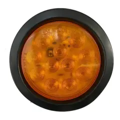 GENERICO - Foco LED Amarillo Ambar 4 Pulgadas Multivoltaje…
