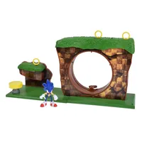 Playset Sonic colina verde con figura y accesorios
