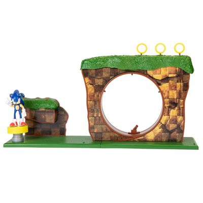 Imagen 2 del producto Playset Sonic colina verde con figura y accesorios