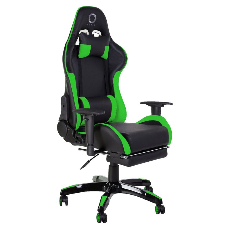 NIBIO - Silla Gamer Nibio Destroyer Verde Regulable 180°