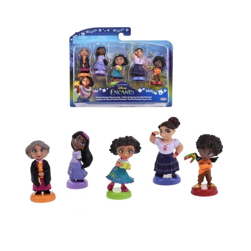 ANSALDO - Pack 5 Figuras Con Base 7 Cms Encanto