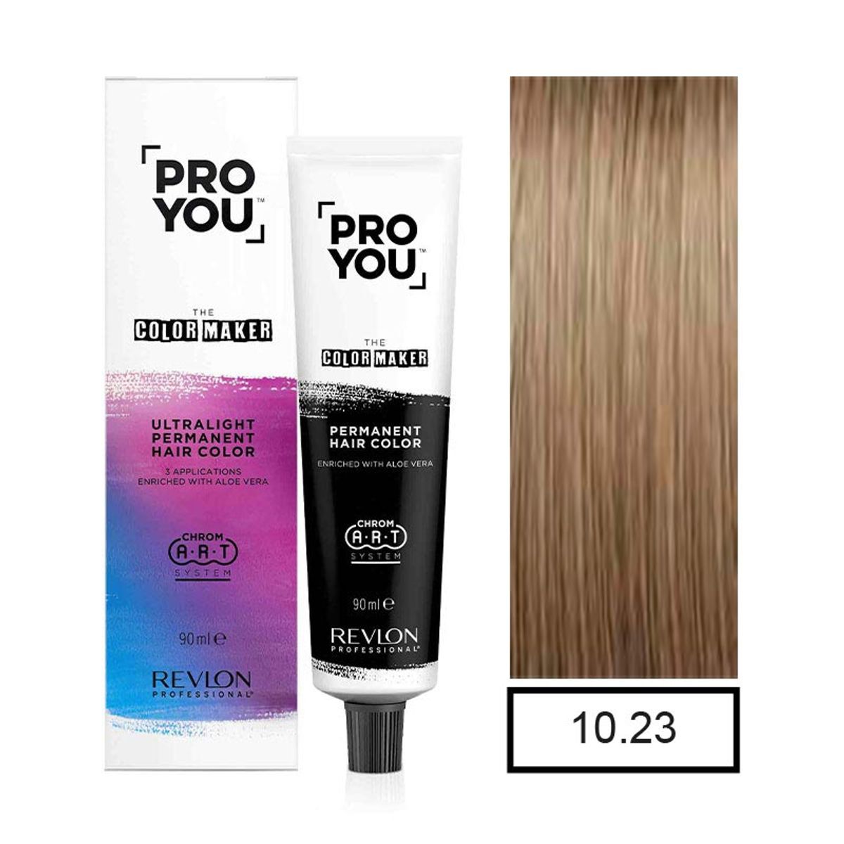 REVLON - Tintura Permanente Pro You Rubio Plati. Perla 10.23 +Oxidante