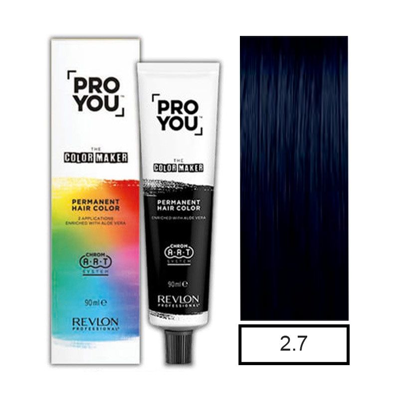 REVLON - Tintura Permanente Pro You Negro Intenso Azulado 2.7 +Oxidante