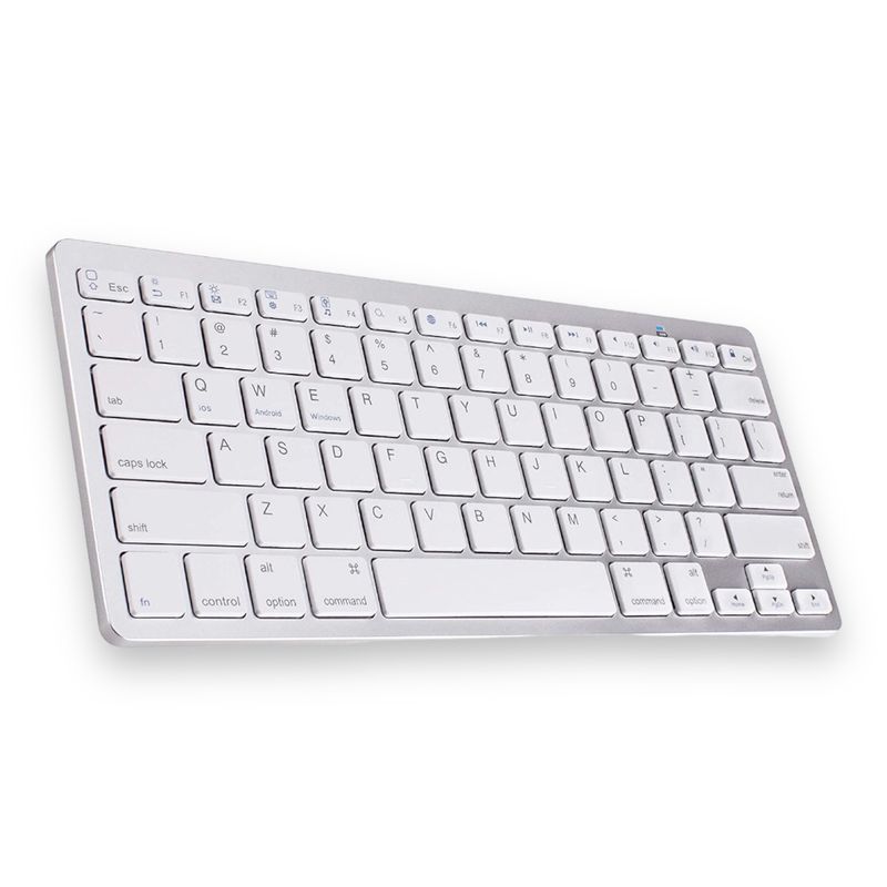 GENERAC - Teclado inalámbrico portátil para iPhone iOS Android Windows Smart