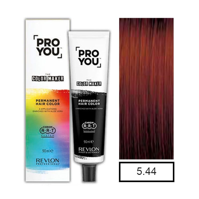 REVLON - Tintura Permanente Pro You Castaño Claro Cobrizo Intenso 5.44 +Oxidante