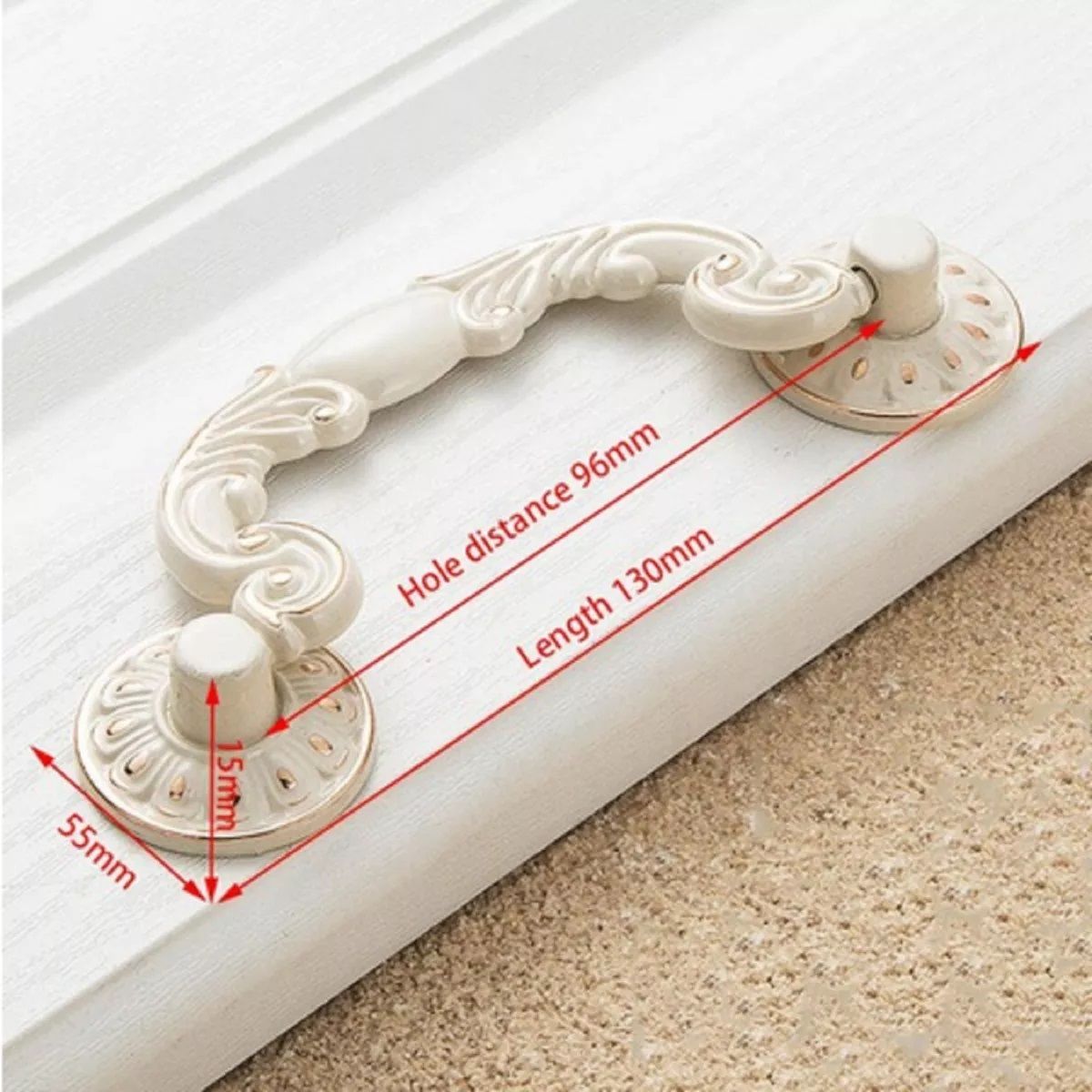 GENERICO - Tirador Manilla Mueble Cajón Alva1 130x55mm……