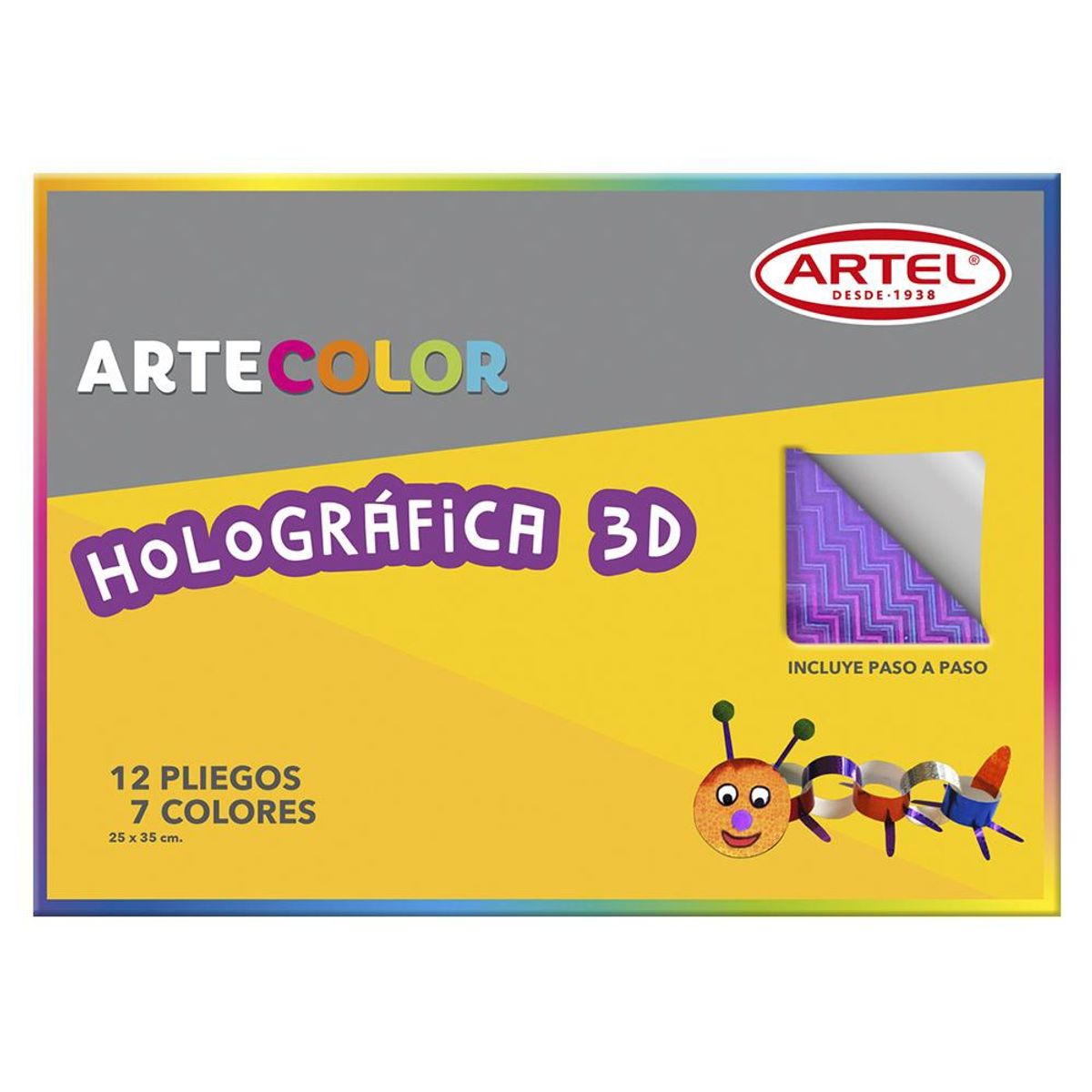 ARTEL - Estuche Artecolor Papel HologrÃ¡fico Artel